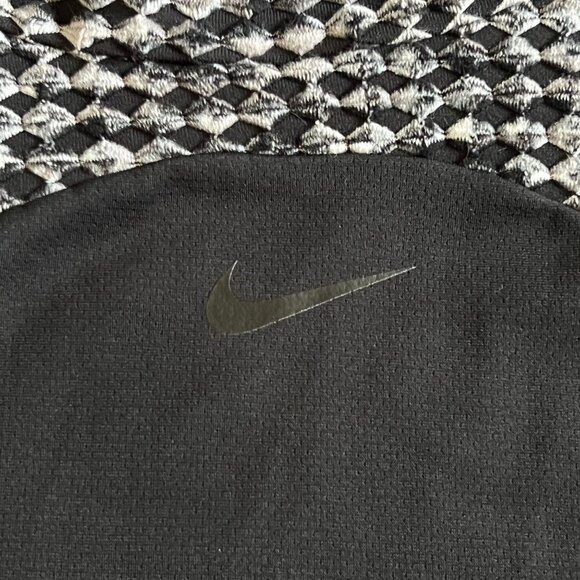Nike Pro Hyperwarm Top‎ Womens XXL Black Gray Base Layer Compression Long Sleeve - Picture 4 of 12